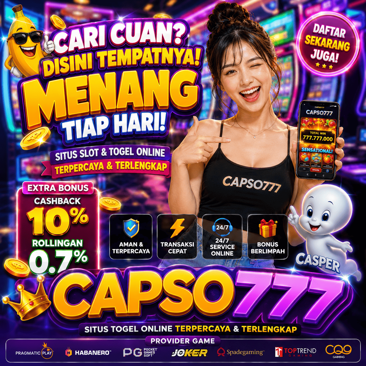 CAPSO777 | PAkses Dunia Hiburan Premium Terlengkap Aman